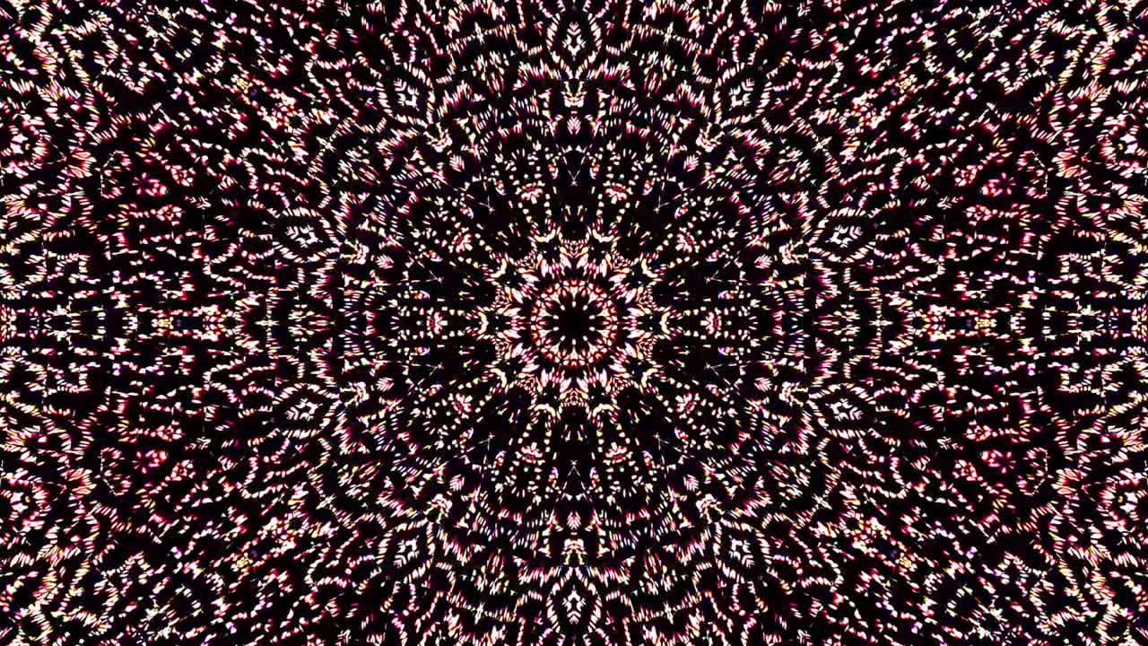 shining bright lines set wave motion, colorful, on black background