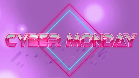 Animation-of-cyber-monday-text-over-shapes