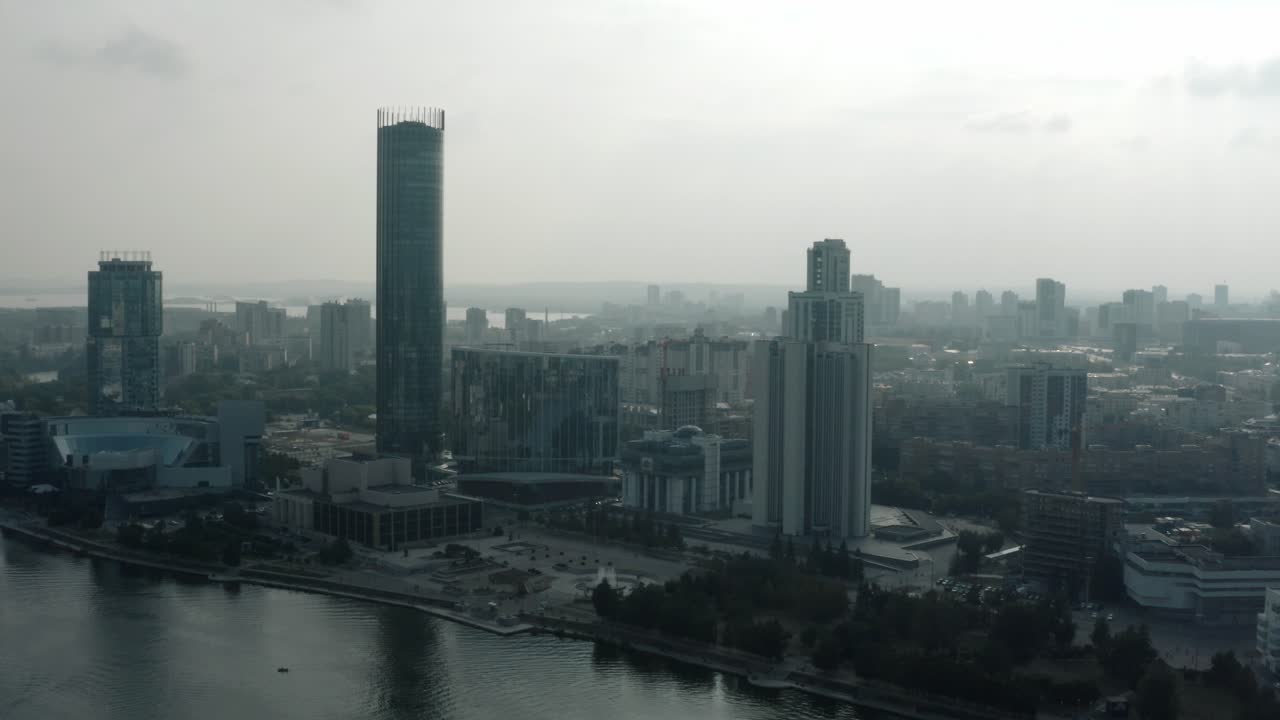 vista aérea del paisaje urbano de odessa