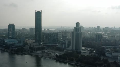 aerial view of odessa cityscape