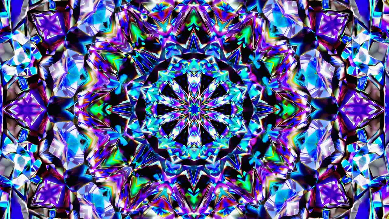 patrón kaleidoscópico abstracto