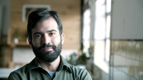 Front-view-of-cheerful-Hispanic-young-man