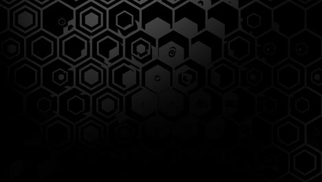 el fondo de los hexágonos