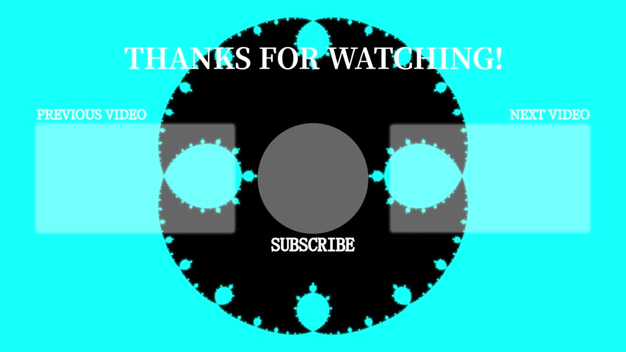 사이키델릭 플래시 엔드 카드 엔딩 스크린 모션 그래픽