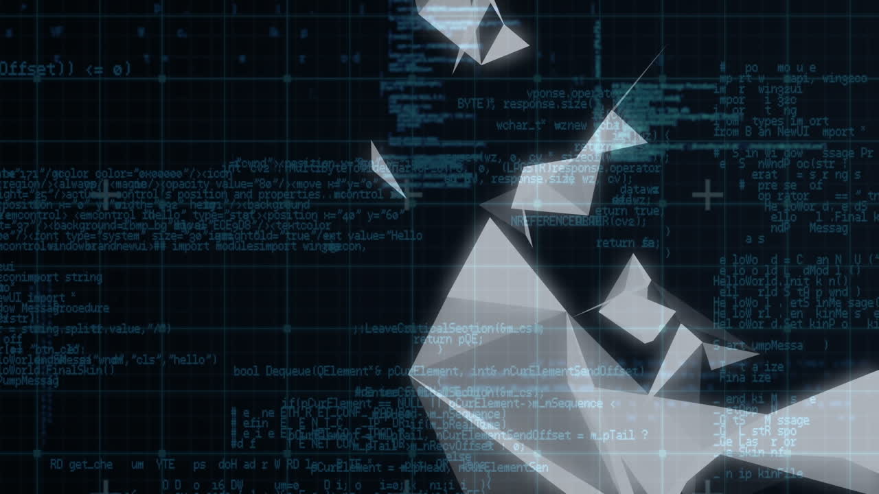 animación del procesamiento de datos sobre la red