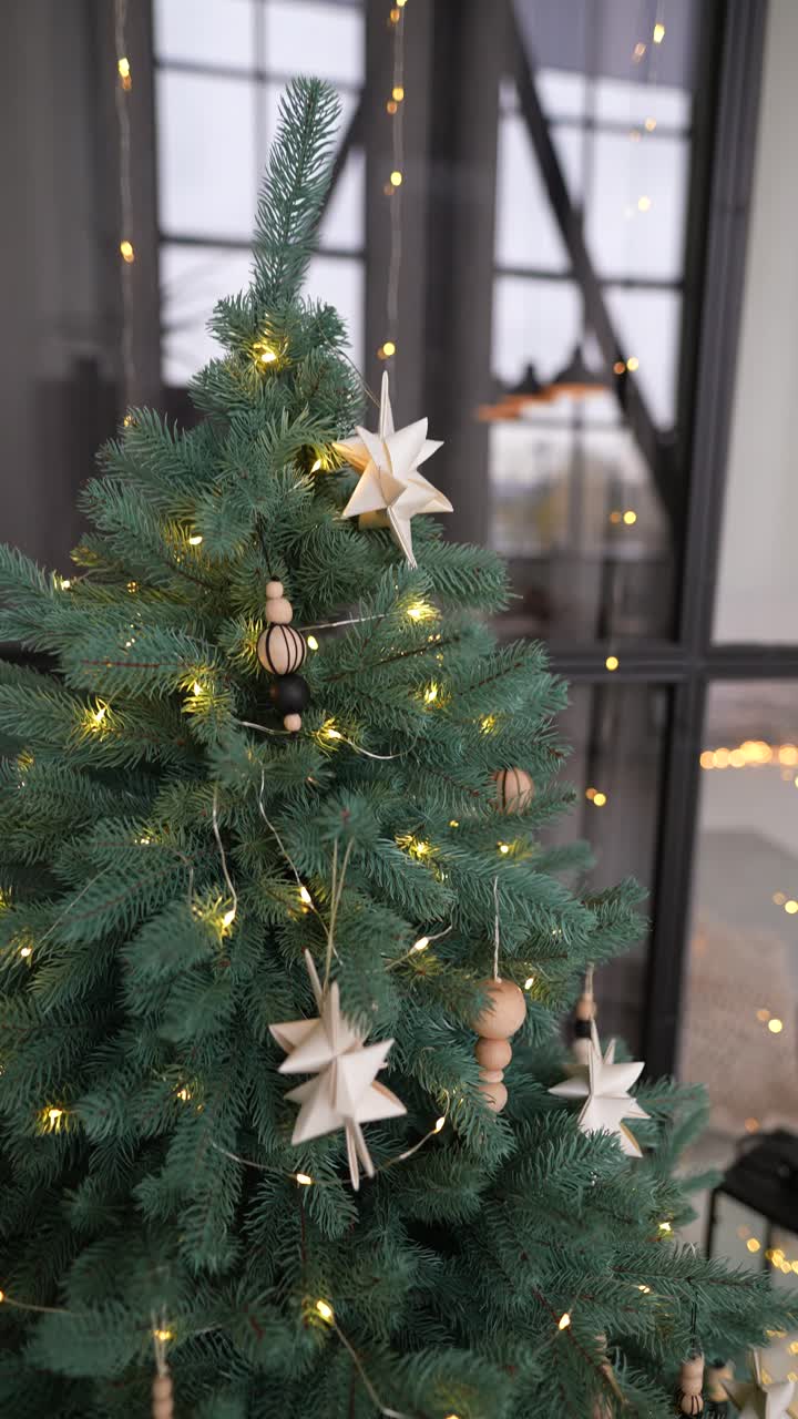 el árbol de navidad boho moderno