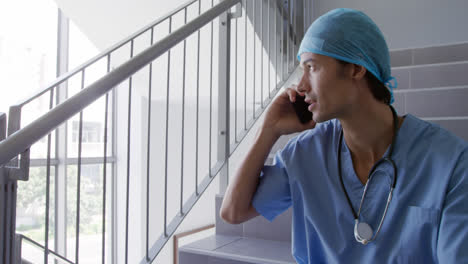 medical professional working at a hospital