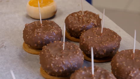 chocolate covered nut cookies