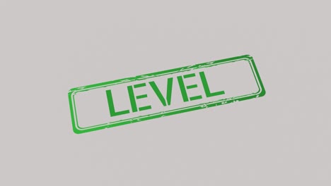 level stamp