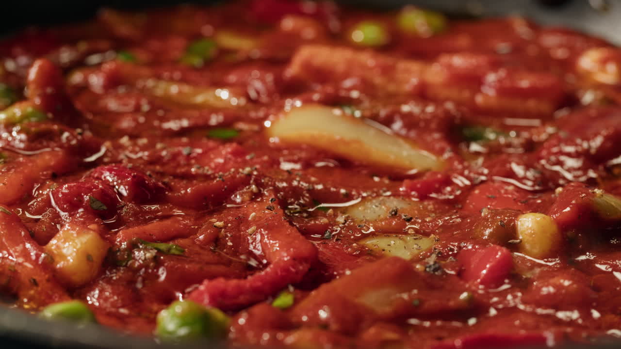 Preparing a delicious tomato-vegetable sauce