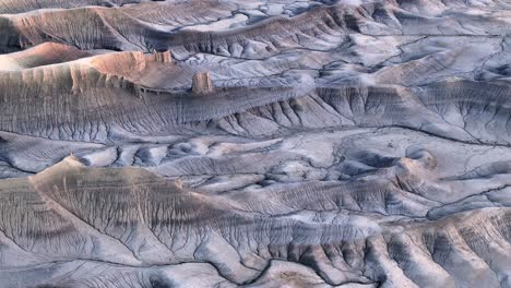 concept aerial forward flight over foreign planet with inhabitable landscape