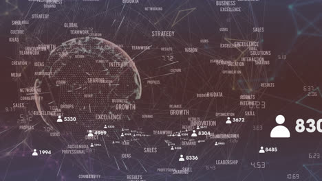 Animation-of-globe-with-network-of-connections-and-data-processing