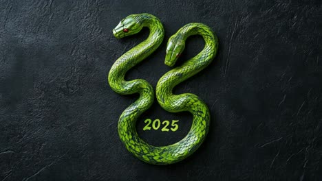 2025 year of the snake symbol