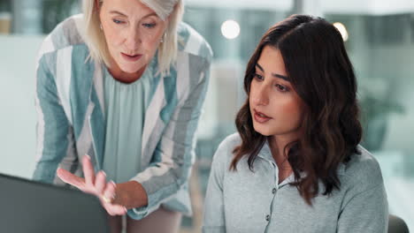 business women discussing project in the office