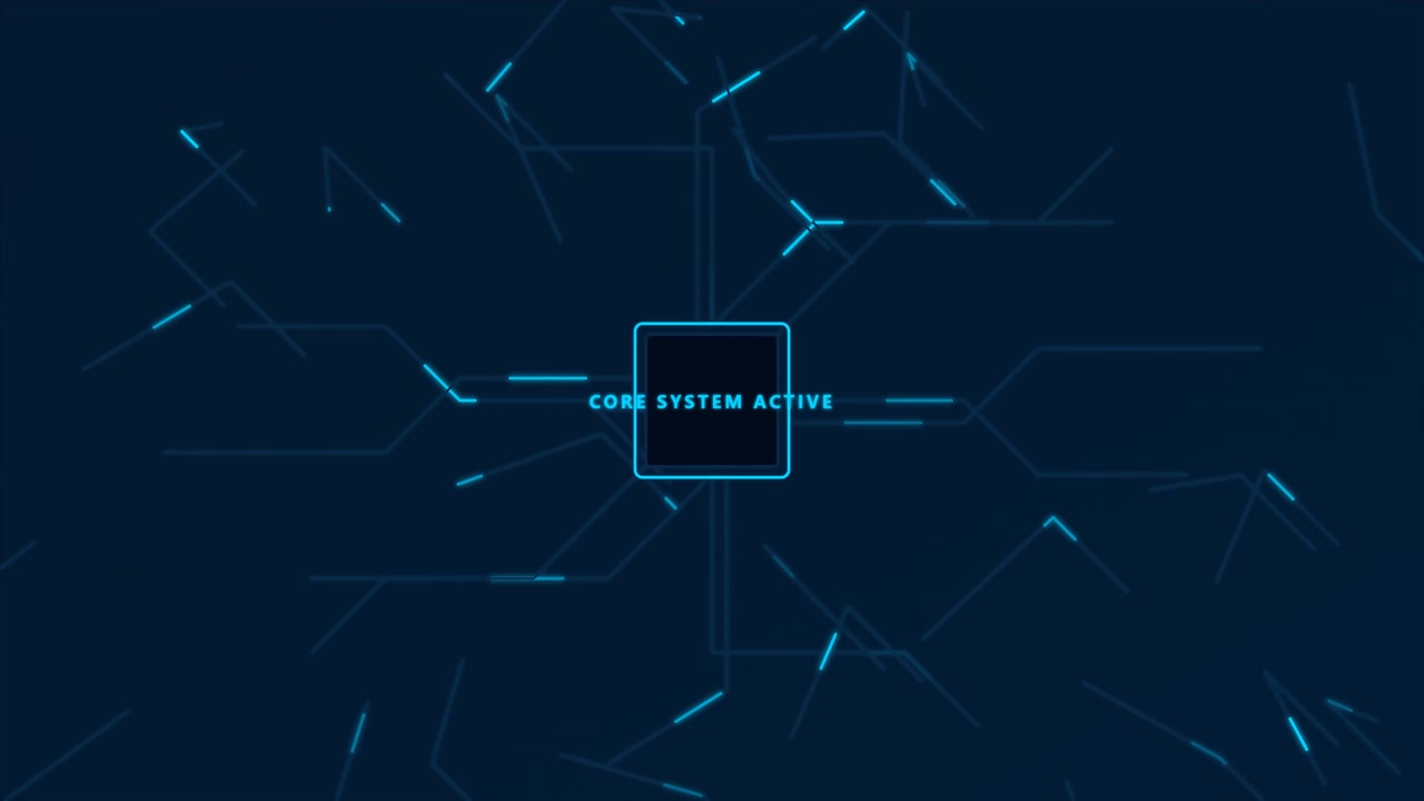 Digitalt interface viser kernesystemets aktive status