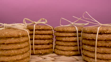 delicious oatcakes on the table