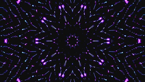 abstract kaleidoscope pattern with full colors. magic mandala. 4k