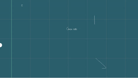 animation of geometric equipment and color palette icon against mathematical equations