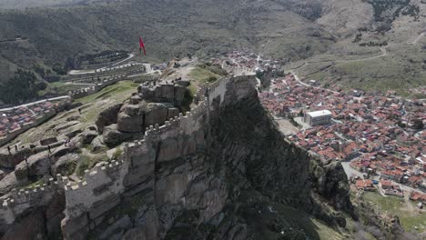 Imponente-Castillo-Ruinas-Drone-Vista