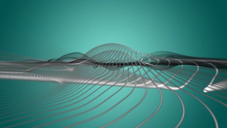 fantastic animation with wave object in slow motion, 4096x2304 loop 4k