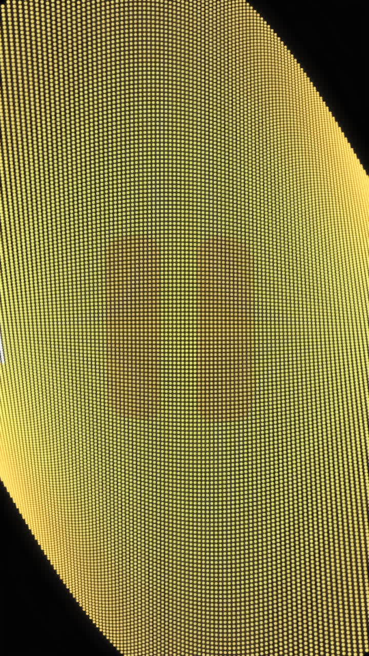 Abstract Light Pattern on LED Display