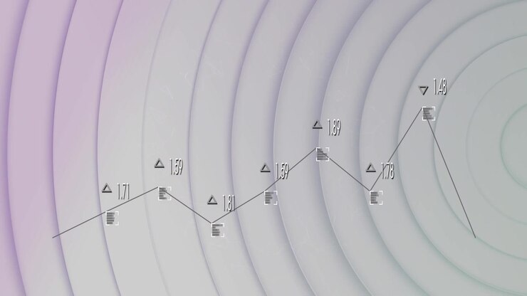 Digital video showcases global business, finance, and connections concept.