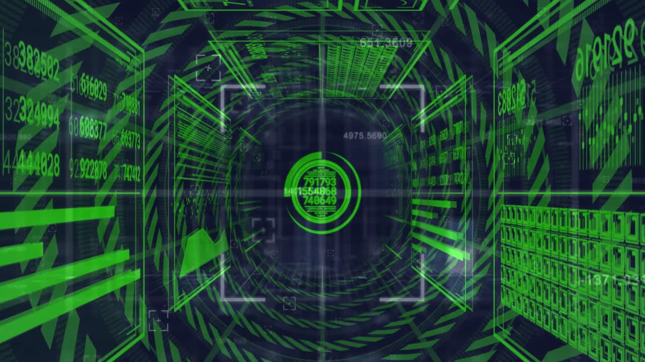 스 ⁇  스캐닝과 그리드 상의 데이터 처리의 애니메이션