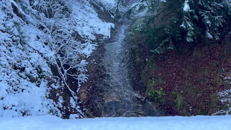 snowy river from bavarian region