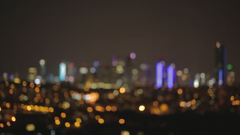 estambul levante rascacielos de fondo en bokeh