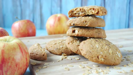 apple oatmeal cookies