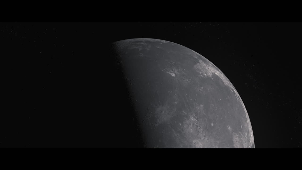 Moon viewed from space