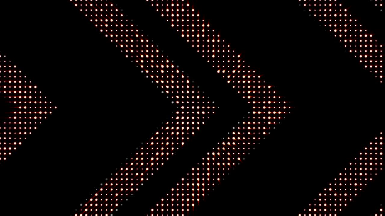 las flechas las luces de la bombilla el fondo, la animación