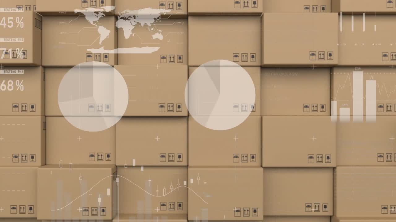 상자  ⁇ 어리 위에서 통계 처리의 애니메이션