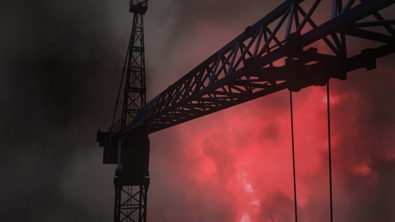 Thunder and crane Video