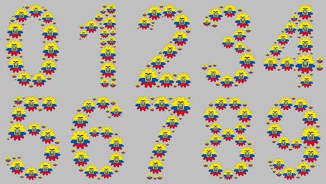 Ecuadorean numbers set