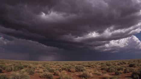 stormy desert landscape