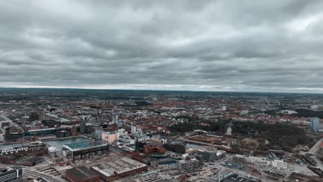 imágenes de drones de malmo, suecia