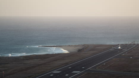 The-plane-takes-off-from-the-airport