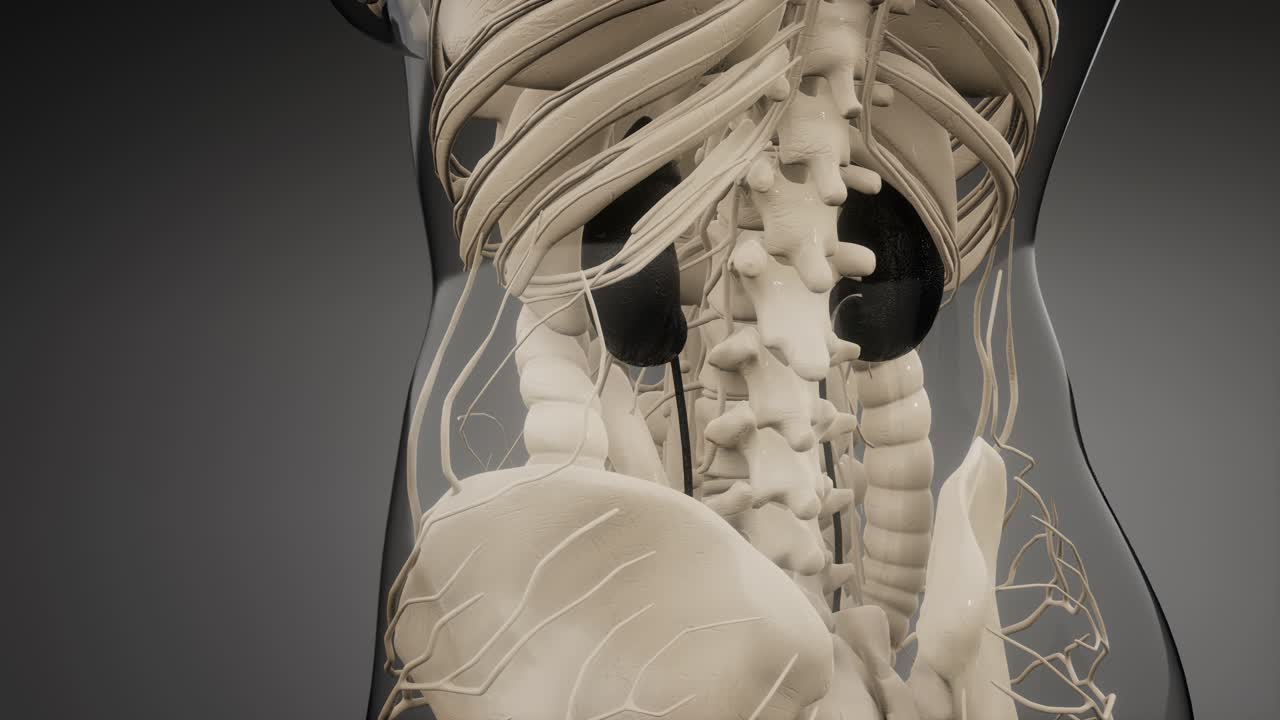 신장 에 대한 의학적 으로 정확 한 그림