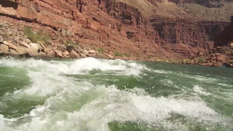 pov of white water rafting on the colorado river in the grand canyon 2