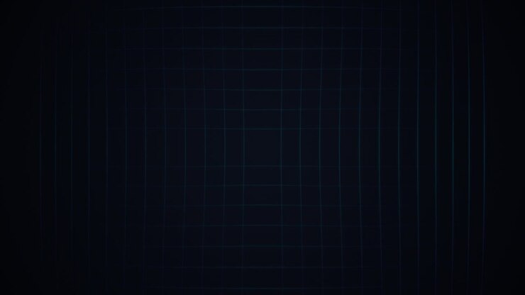 Abstract Digital Grid Background with Pulsing Motion