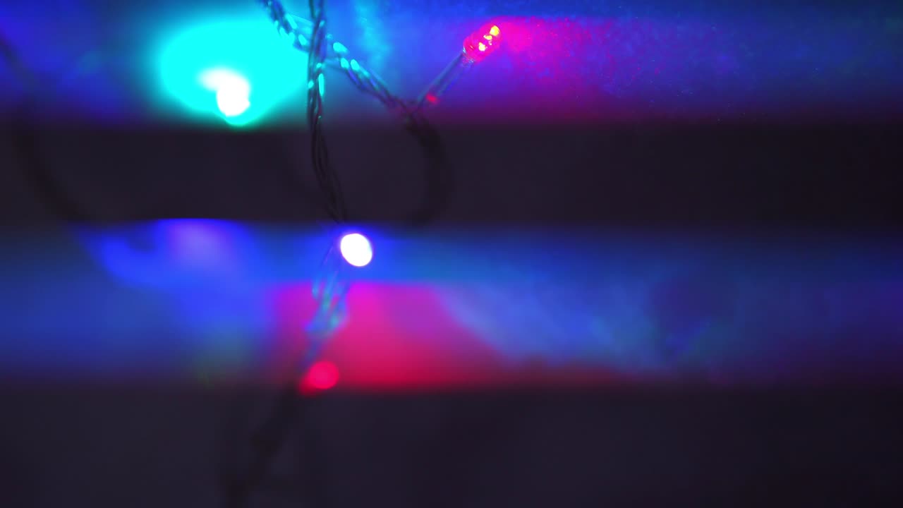 Blinkande LED-lampor.