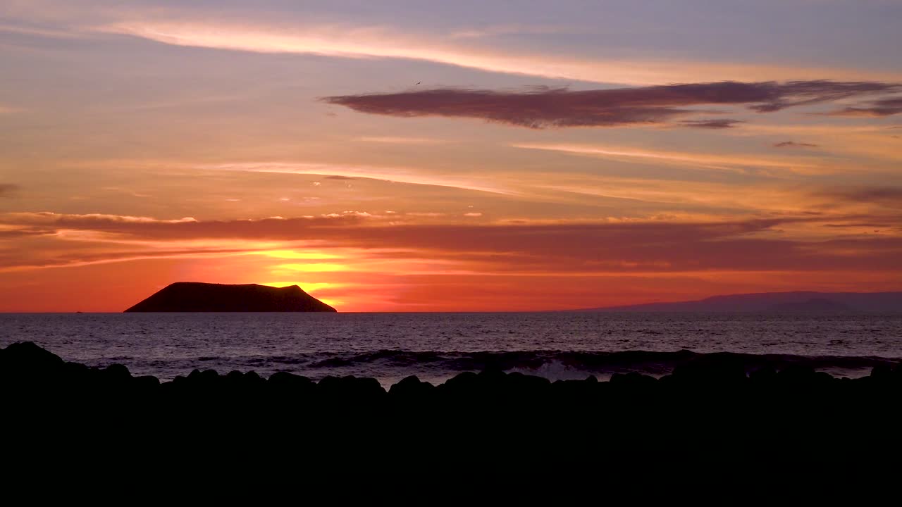 Solnedgang over Galapagosøerne Ecuador 4