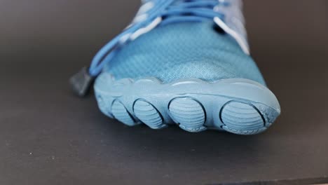 ergonomically designed barefoot shoe showing details