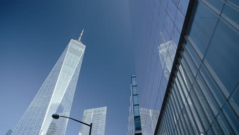 world trade center and new york city skyline