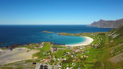 beach lofoten islands is an archipelago in the county of nordland, norway.