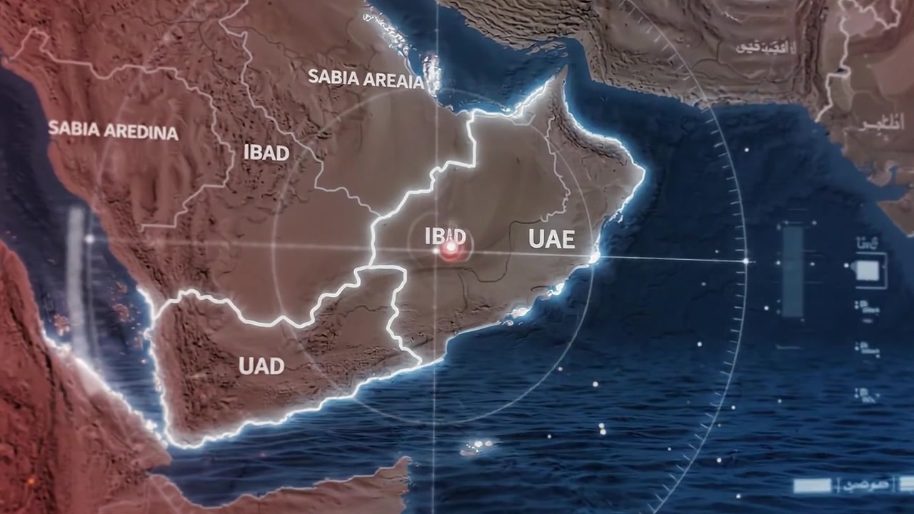 Detailed Geographical Overview of the Persian Gulf Region Highlighting Key Areas in the United Arab Emirates and Neighboring Territories