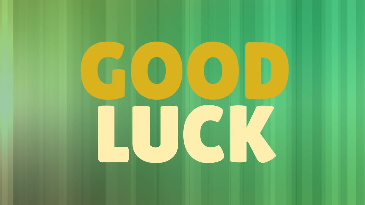 Good Luck Card Video