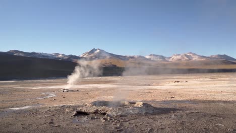 el tatio geysers in the atacama desert in chile, south america