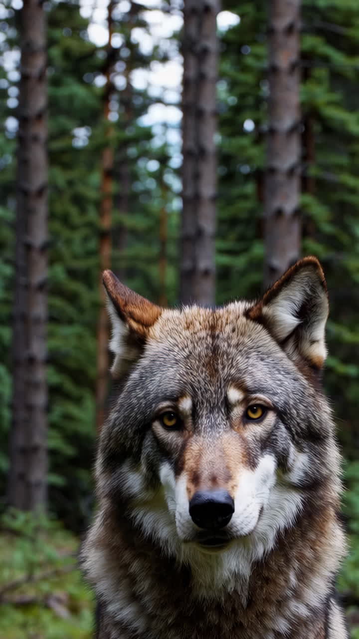Lobo en el bosque